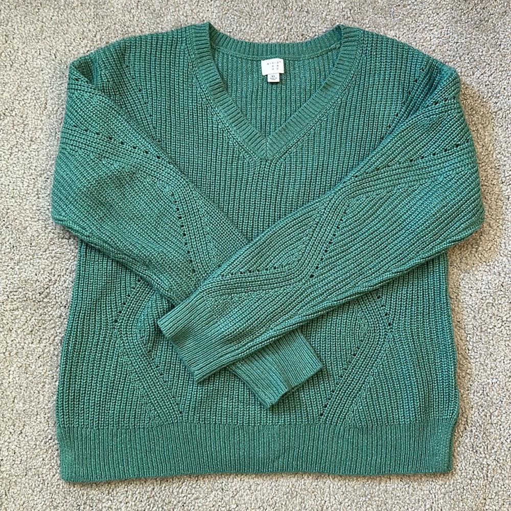 Green sweater